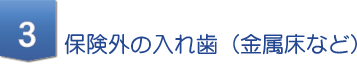 保険外の入れ歯（金属床など）